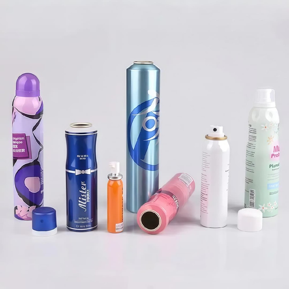 Custom Printing Aluminum Aerosol Can for Shaving Foam 150ml 175ml 200ml Fashion Design