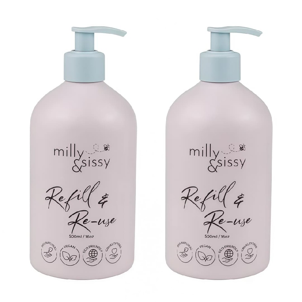100% Recyclable Aluminum Shampoo Bottles for Cosmetic Packaging