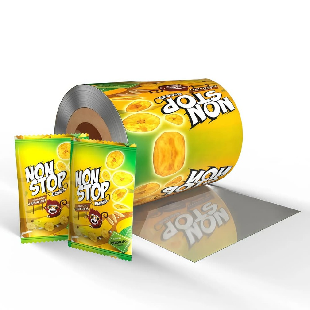 10g 15g Custom Printed PET Plastic Aluminum Foil Laminated Food Wrapping and Coffee Packing Sachet Roll Film