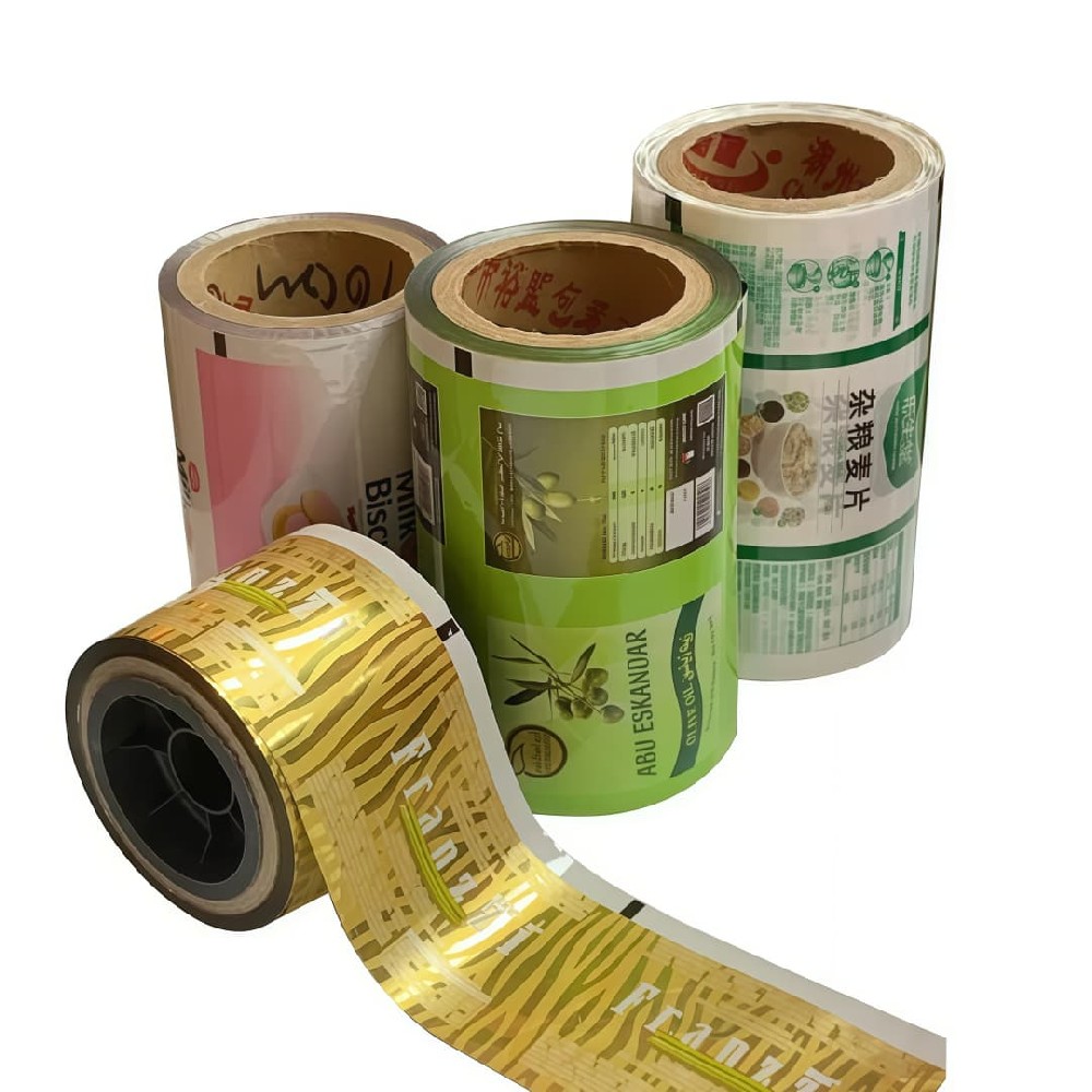 Aluminum Foil Paper Roll Film for Packaging Baby Wipes and Wet Tissues