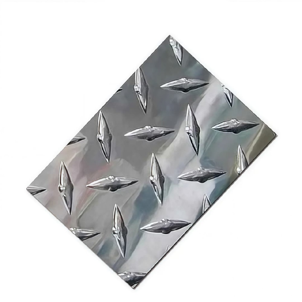 1050, 1060, 3003, 5052, 5083, 6061, 6063 Anodized Alloy Foil Embossed Aluminum Sheet for Building Material (0.5mm-2.0mm)