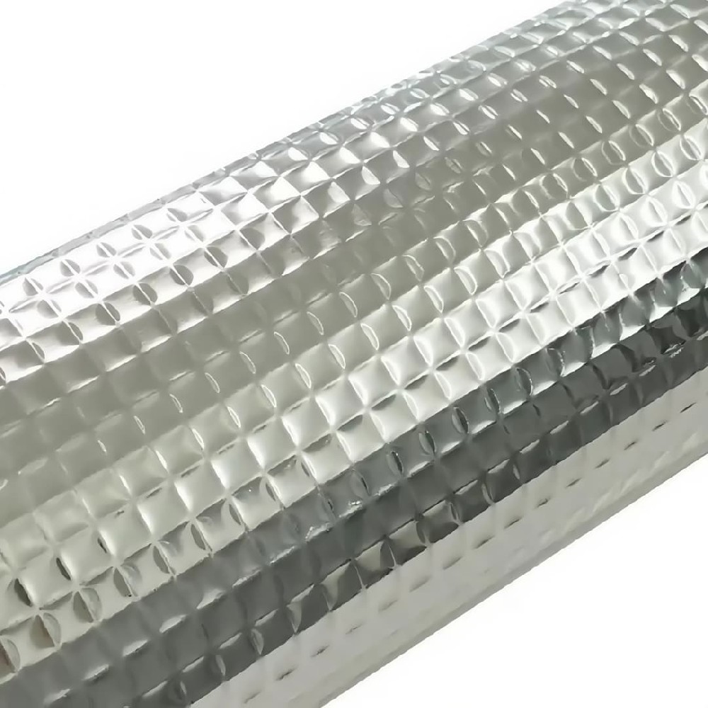 Aluminum Foil Coated Material for Roof and Wall Insulation in Construction, Subway Stations, and Airports