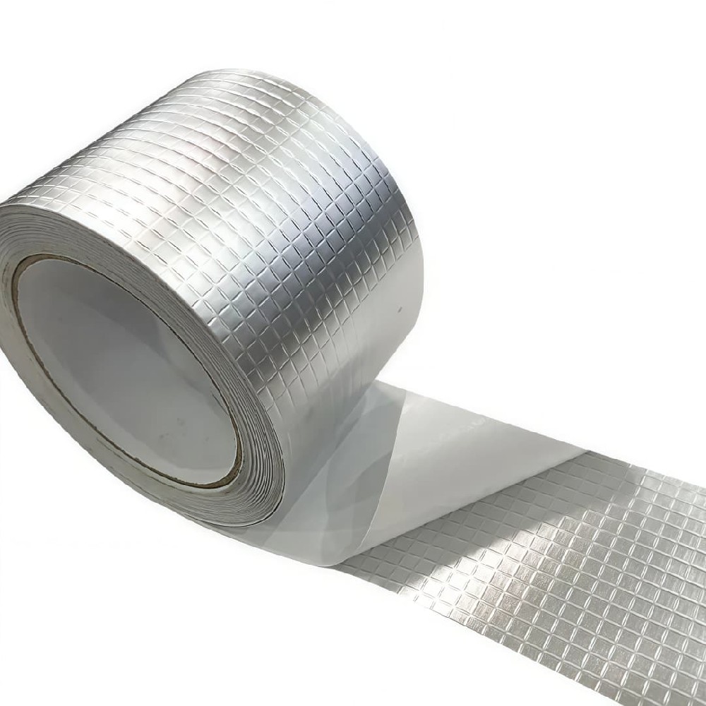 Aluminum Foil with 5x5 Mesh Tape for Roof and Wall Insulation in Construction