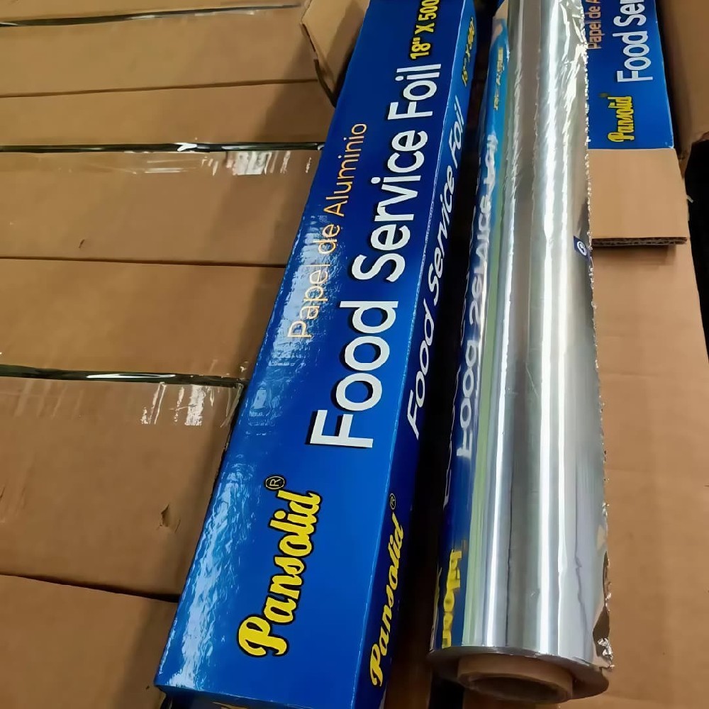 Customizable Heavy Duty Aluminum Kitchen Foil Rolls for Food Packaging and Catering